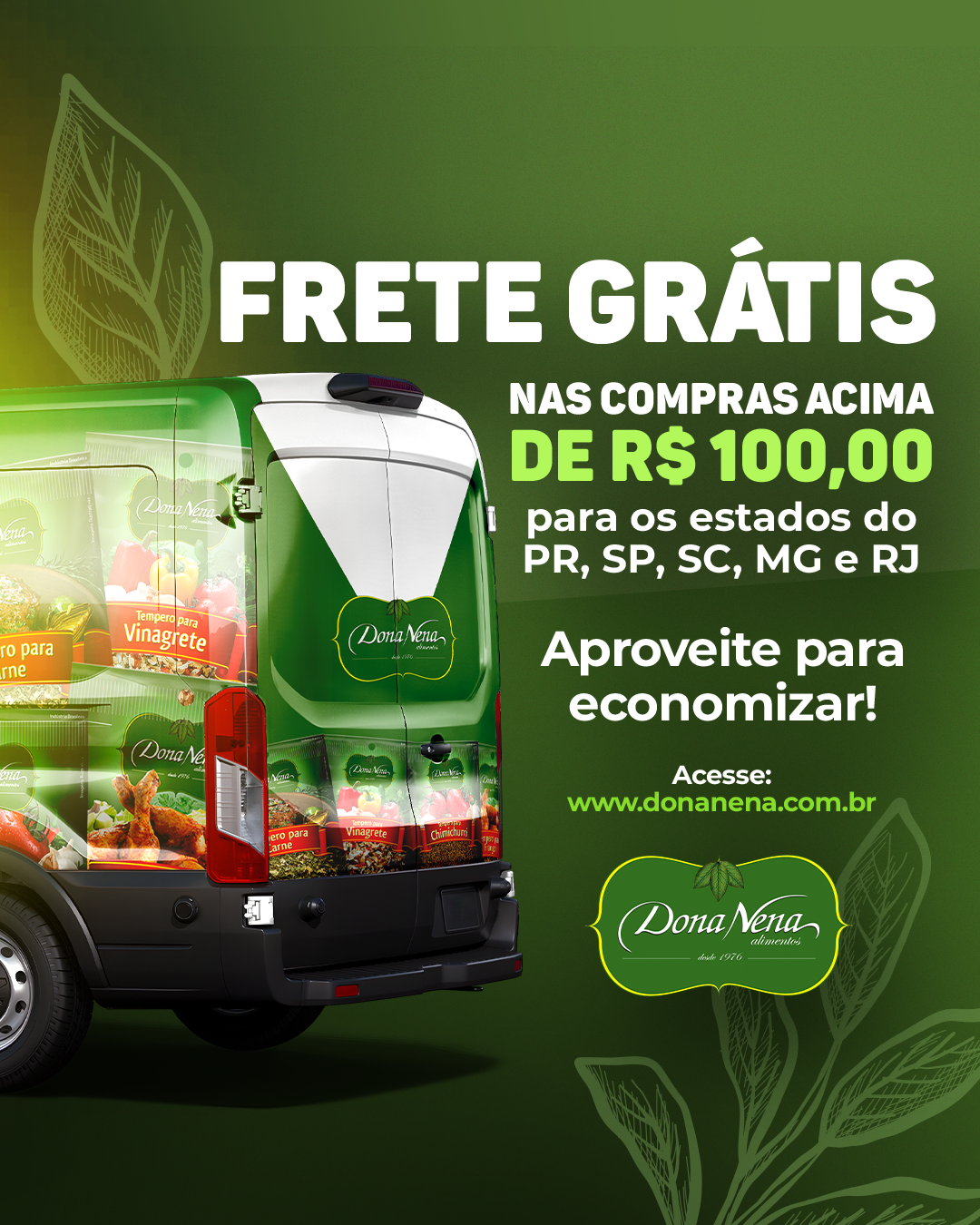 frete gratis dona nena