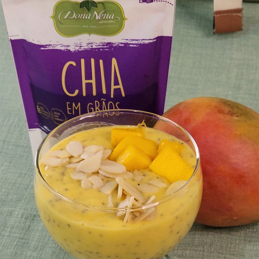 Creme de Manga com Chia
